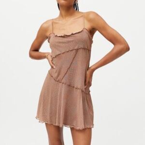 Uo moxie mesh dress